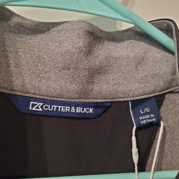 BNWT Cutter & Buck Response Lightweight Hybrid Quarter Zip Men's Windbreaker - Picture 4 of 10